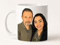 Personalized Couple Caricature Mug-Custom Photo Gift